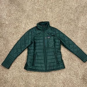 Womens Patagonia Radalie Jacket - Dark Green XL